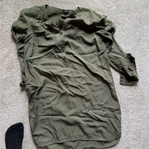 Express women’s Olive Green Dress